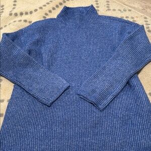 LOFT Blue Turtleneck Sweater for Women